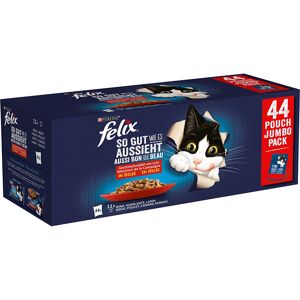 88x85g Felix Fantastic Finom húsválogatás nedves macskatáp Image