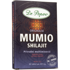 Dr. Popov Mumia (Shilajit), 60 tabletta Image