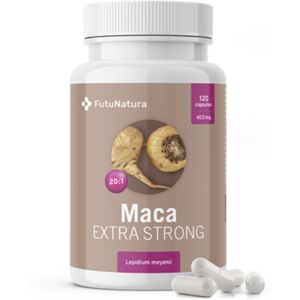 FutuNatura Maca 20:1 Extra Strong 8000 mg - energia és szexuális erő, 120 kapszula Image