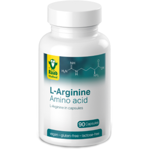Raab Vitalfood L-arginin 860 mg, 90 kapszula Image