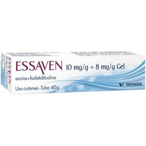 Essaven Gel 10mg/g + 8mg/g Escina + Fosfatidilcolina Insufficienza Venosa e Fragilità Capillare, 40g Image