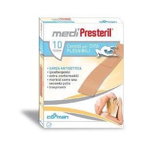 MEDI PRESTERIL Medipresteril Cerotti Per Dita Flessibile E Resistente, 10 Pezzi 12 x 2 cm Image