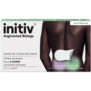 Initiv Cerotti Schiena, Dolori Muscolari da Lievi a Moderati, senza Medicinali 3 Cerotti Image