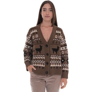 Weekend Max Mara Cardigan in lana Ovatta Nocciola Donna XS Image