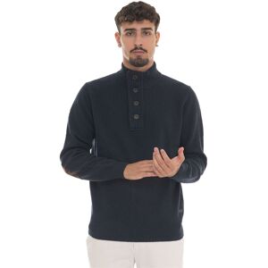 Barbour Pullover 4 bottoni Blu Uomo L Image
