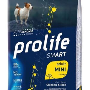 Prolife Smart Mini Pollo e riso Nutrigenomic crocchette cane 600g Image