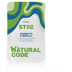 Natural Code Busta ST02 Tonnetto e Mirtilli 70g umido gatti sterilizzati Image