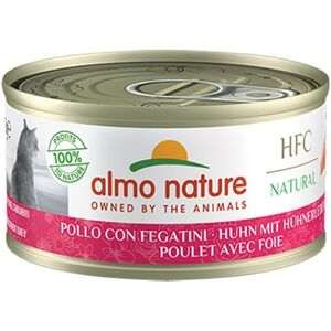Almo Nature HFC Natural Pollo e Fegatini 70g umido gatto 24 x 70g Image