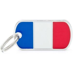 My Family Medaglietta Flag Francia Image