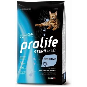 Prolife Sterilised Cat Pesce Bianco e Patate 7kg Nutrigenomic crocchette gatto 2 x 7kg Image
