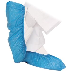 Axima Copriscarpa Monouso In Cpe Blu 100 Pz Image