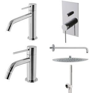 "Treemme Up+ Miscelatore Lavabo, bidet, incasso doccia, soffione e doccetta" Image