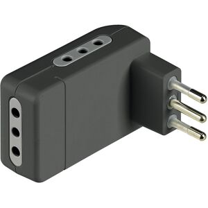 Bticino Corner adattatore salvaspazio 3 prese 10 A grigio Image