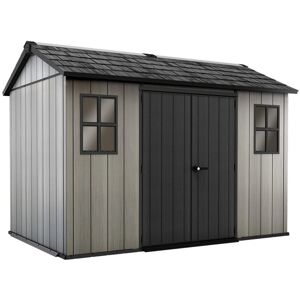 Keter Casetta da giardino in resina Oakland 1175 sp. 20 mm nero grigio 8,02 m² Image