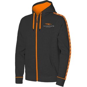 Technosafe Felpa da lavoro con cappuccio Hoodini Nero Arancione tg. S Image