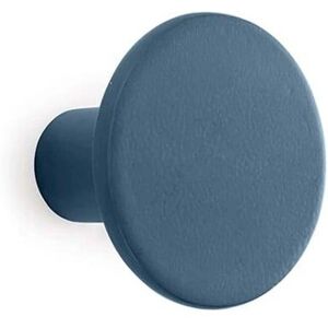 Gancio in poliresina rotondo colore blu scuro diametro 5 cm Image
