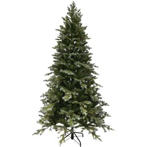 Albero di Natale artificiale Stoccolma PE PVC 973 punte verde H 180 cm Image