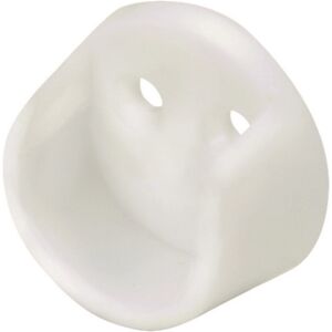 Hettich Supporto tubo appendiabiti rotondo plastica Ø 2 cm bianco Image
