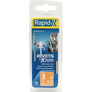 Rivetti Inox Ø 4 x 12 mm in blister con punta Image