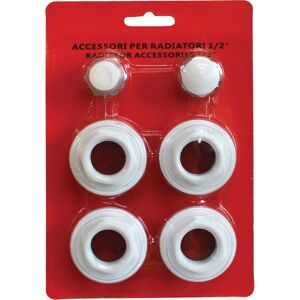 Kit universale x radiatore alluminio flangia 42 1"x1/2" Image