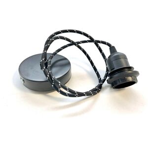 Montatura per Lampadario a sospensione 1xE27 nero Image