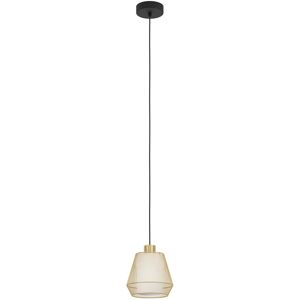 Eglo Lampadario a sospensione Ciudadela Ø18xH110 cm acciaio ottone bianco Image