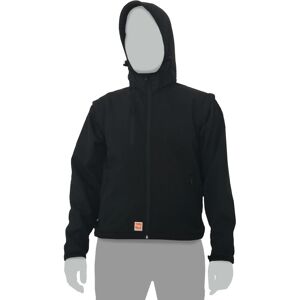 Giubbotto maniche removibili Softshell nero tg. L Image