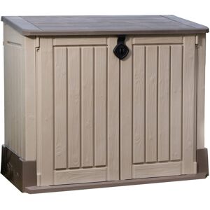 Keter Armadio da esterno porta attrezzi Sio Midi 130x74x10 cm beige Image