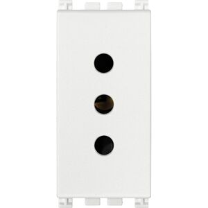 Vimar Arké presa 2P+T 10A 250 V standard italiano tipo P11 colore bianco Image