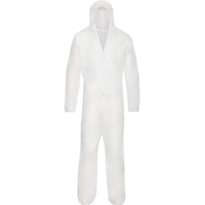 Tuta da lavoro monouso in polipropilene bianco tg. XL Image