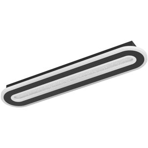 Eglo Plafoniera LED Macchioni 20W 2700-6500K 2360Lm L55x12xH4,5 cm nero bianco Image