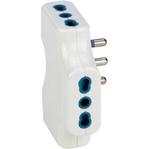 Adattatore Spaziozero spina 16A 2P+T e 3 prese 10/16A 2P+T bianco Image
