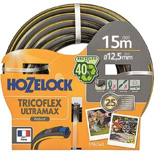 Hozelock Tubo irrigazione Ultramax 15 m x Ø 12,5 mm grigio-giallo Image