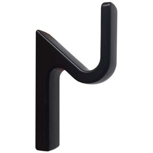 Gancio in zama nero opaco L 1,5 x H 6,5 x P 4 cm Image