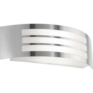 Eglo applique esterno Leiros in metallo finitura acciaio Image