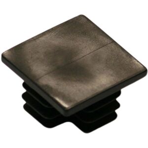 2 puntali alettati pvc quadro 50x50 mm nero Image