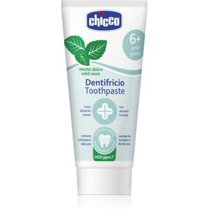 Chicco Toothpaste Mild Mint dentifricio per bambini dai 6 anni 1 pz Image