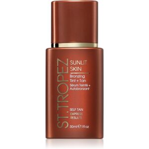 St Tropez Sunlit Skin Bronzing Tint + Tan crema autoabbronzante colorata per il viso 1 pz Image