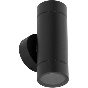 LEDDIRETTO Applique Cilindrica Bidirezionale IP65 GU10 Nero Colore Nero Image
