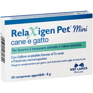 NBF Lanes Relaxigen Pet Mini Cane e Gatto 20 cpr Image