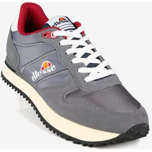 Ellesse Sneakers Stringata In Pelle Da Uomo Basse Grigio Taglia 40 Image