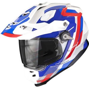 Casco Moto Integrale Scorpion ADF-9000 AIR PATROL Bianco Blu taglia XL Image