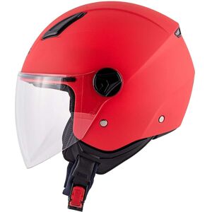 Casco Moto Jet Kappa KV28S Monocolore Rosso taglia XS Image