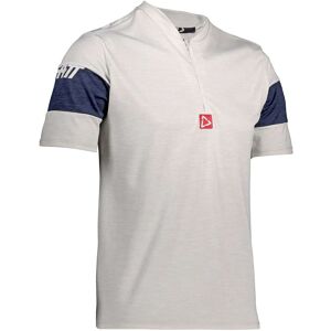 Maglia Bici Mtb eBike Leatt 1.0 Con Zip Steel taglia XS Image