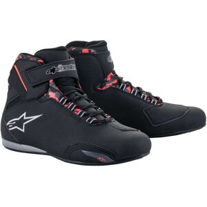 Scarpe Moto Alpinestars SEKTOR WATERPROOF Fluo Rosso Grigio taglia 10 Image