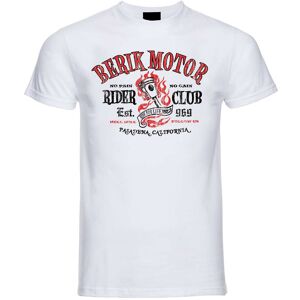 T-Shirt Berik 2.0 Bianca Berik Motor Girocollo Stampa Rossa taglia S Image