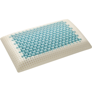 EvergreenWeb Cuscino Memory Blue con tessuto Silver Image