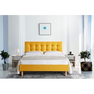 EvergreenWeb Letto Londra Giallo senape 160x190 cm Image