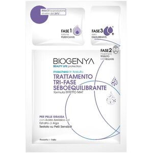 Diva international srl Biogenya Maschera in Tessuto Trattamento Tri-Fase Seboequilibrante Image