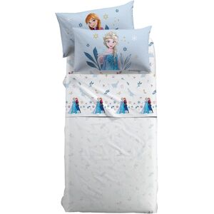 Completo Lenzuola in Cotone Frozen Elsa&Anna Singolo Warner Bros Ragazza Caleffi Image